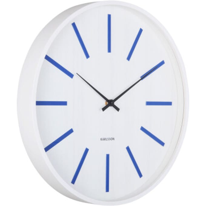 Karlsson - Wall Clock Arruga Retro - Wit - Ø40cm