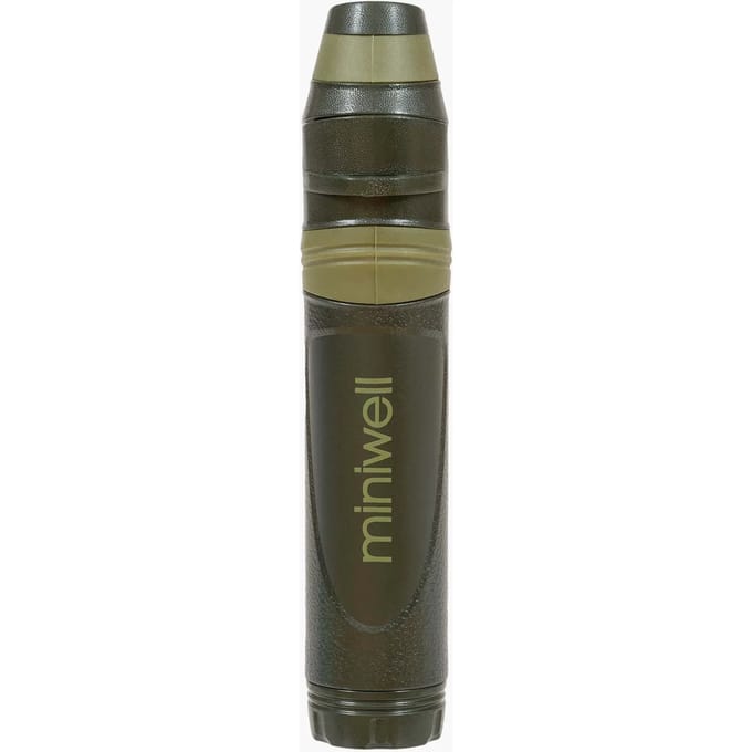 Highlander outdoor waterfilter miniwell L600 Straw - Groen