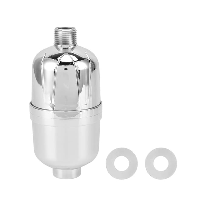 8-Traps Douchekopfilter Hoge Output Douchewaterfilter Verwijdert Chloor voor Hard Water gray