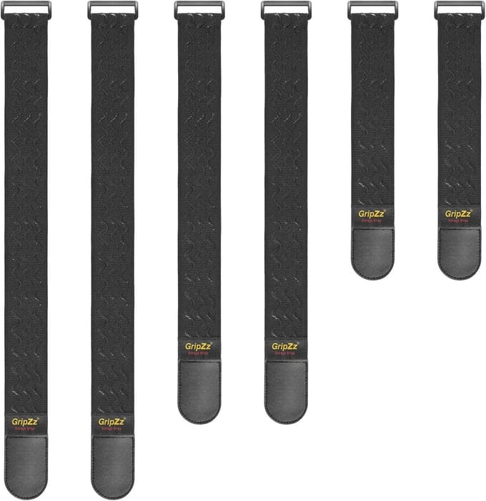 Elastische Klittenbandsluitingen voor Kabel- en Gereedschapbeheer - Set van 3 (30/46/61 cm)
