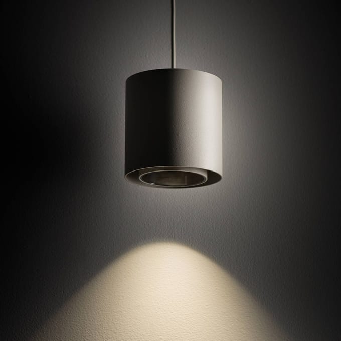 Nowodvorski Lighting Hanglamp Point Duo, zijdegrijs, staal, Ø 13 cm, GU10
