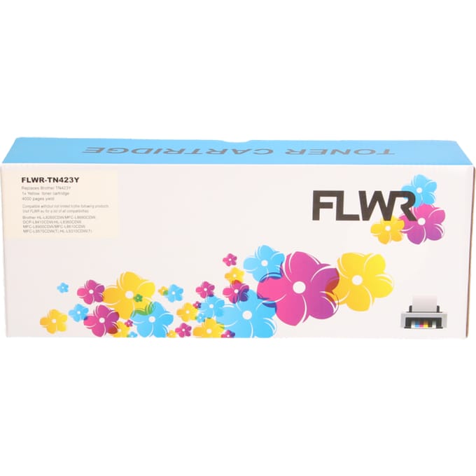 FLWR - Toner / TN-423 / Geel - geschikt voor Brother