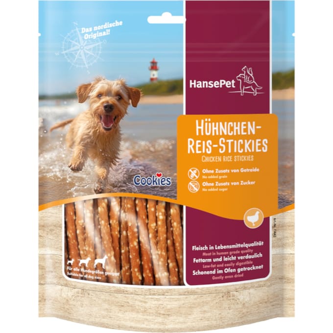 200g Cookies Delicatesse Kip Rijst Sticks Hondensnacks