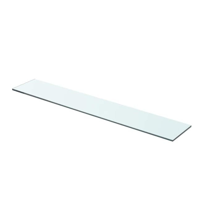 vidaXL - Wandschap - transparant - 70x12 - cm - glas