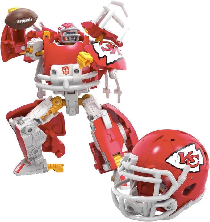 Hasbro Transformers x NFL Action Figure Kansas City Chiefs: KC-59 14 cm Action Figuur