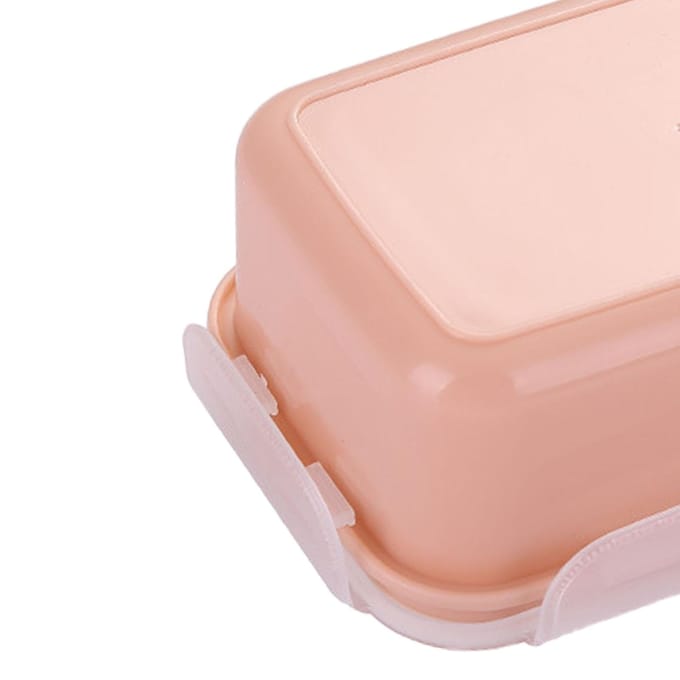 Voedselcontainers Bento Box Mini Koelkast Organizer met Deksel Rechthoekig Luchtdicht Voedsel white