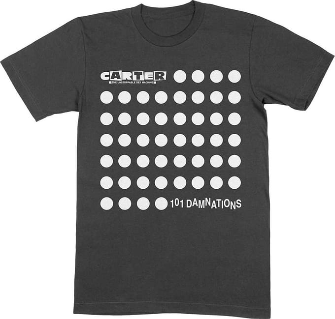 Carter USM - 101 Damnations Heren T-shirt - S - Zwart