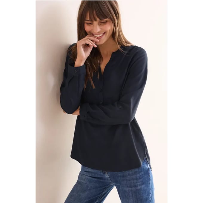 Blouse in effen kleur