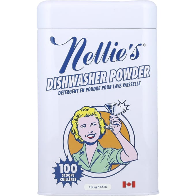 Nellie'S, Nellie'S Vaatwaspoeder, 1,6 kg(3,5 pond) white
