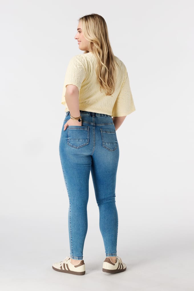 MS Mode Tregging Tregging met denim look