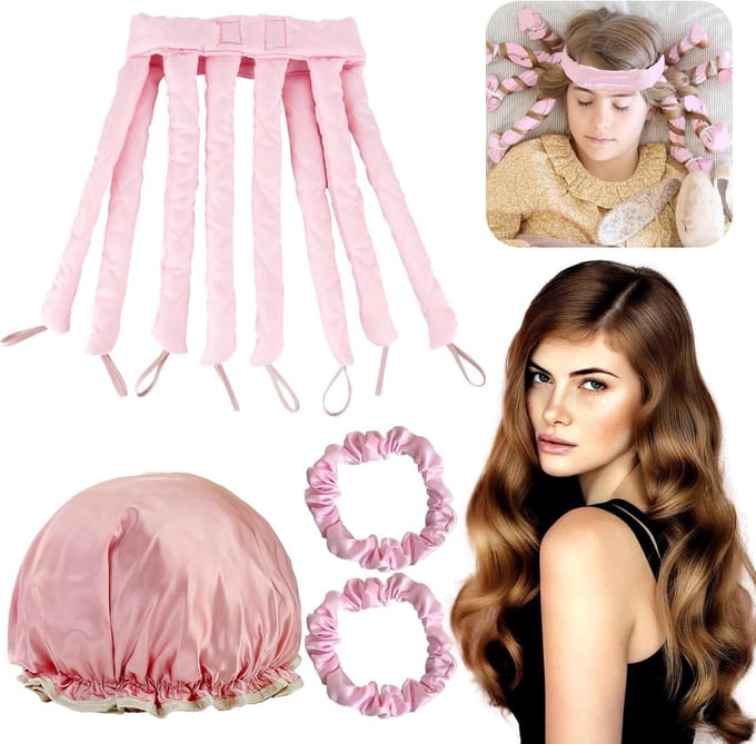 Solidchoice - Heatless Curlers Headband met Octopus Ontwerp