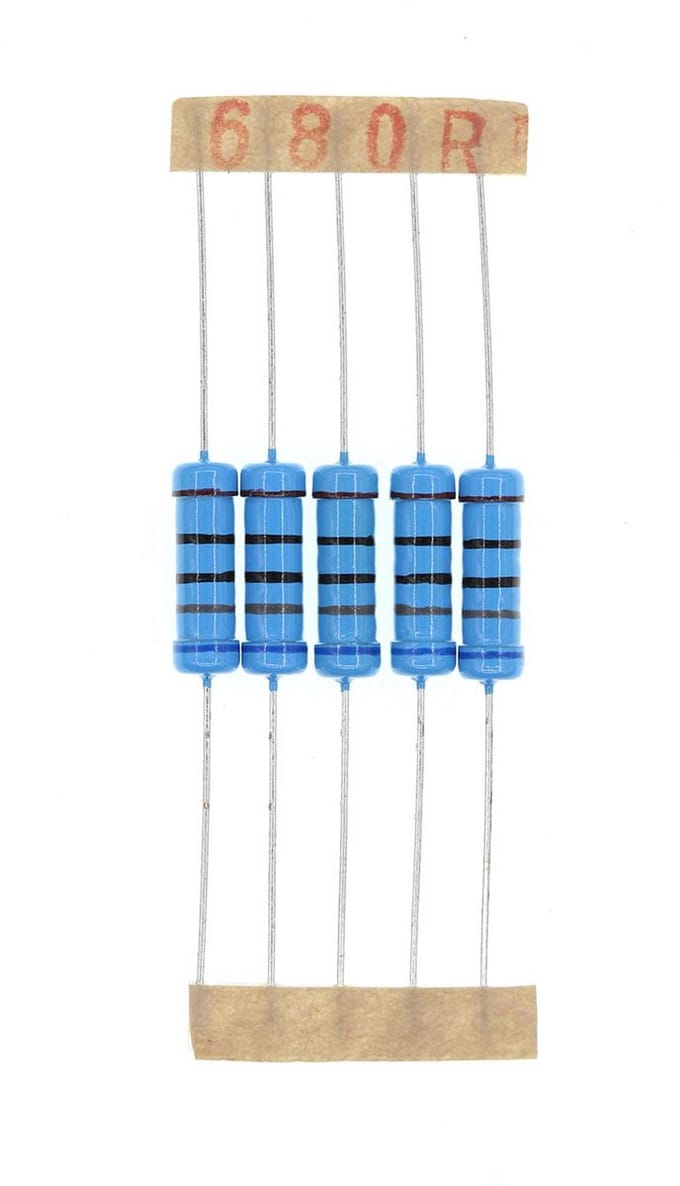 Metaalfilm Weerstand - Componenten Elektronica - Circuit Ontwerp - 1% Tolerantie - 2 Watt
