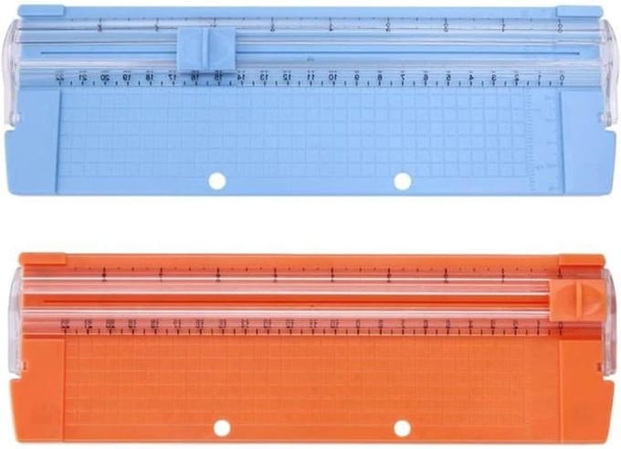 Papier snijmes - Papier snijmachine - Papier snijden - Lichtgewicht ontwerp - A4 A5 formaat - Blauw