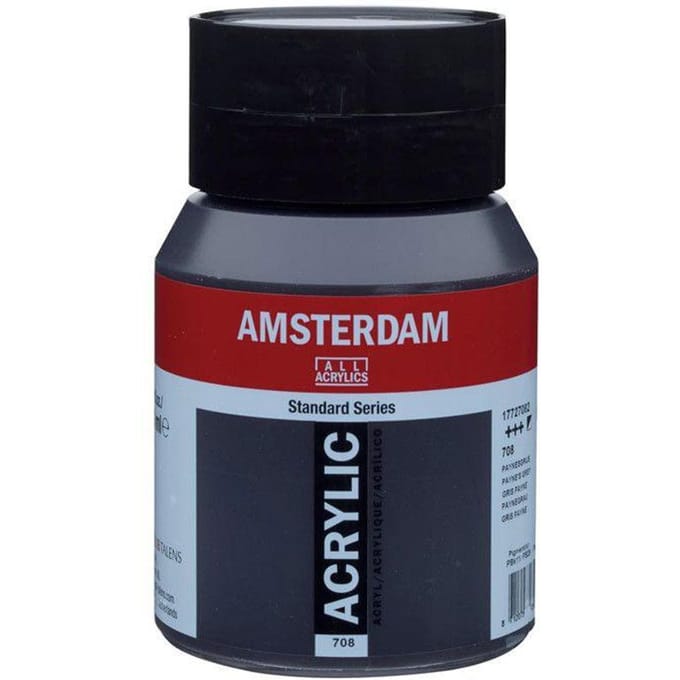 Amsterdam Standard Acrylverf 500ml 708 Paynesgrijs