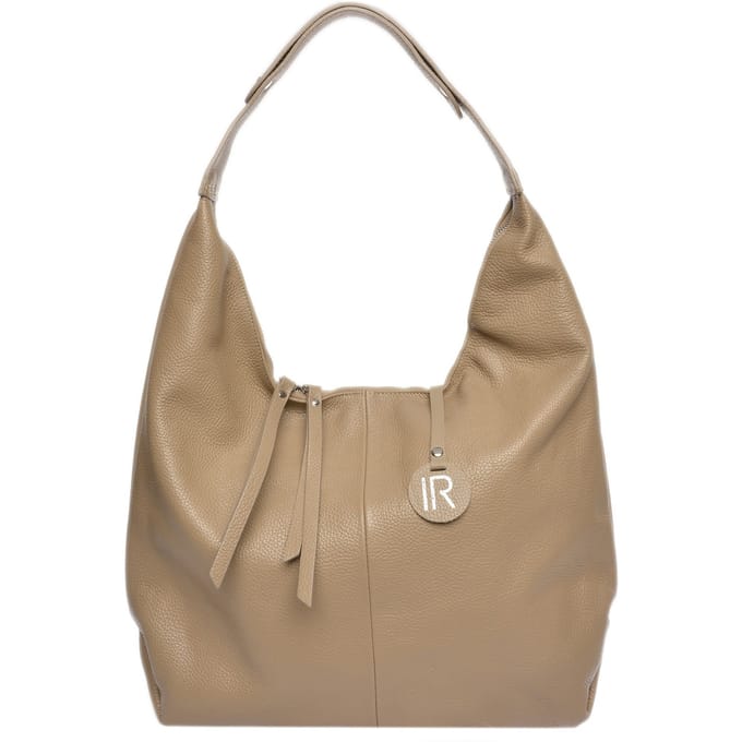 Isabella Rhea Beige Rundleer Tas