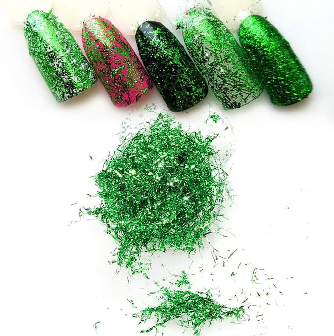 DRM Micro Spider Nagel Decoratie Draadjes Groen #5