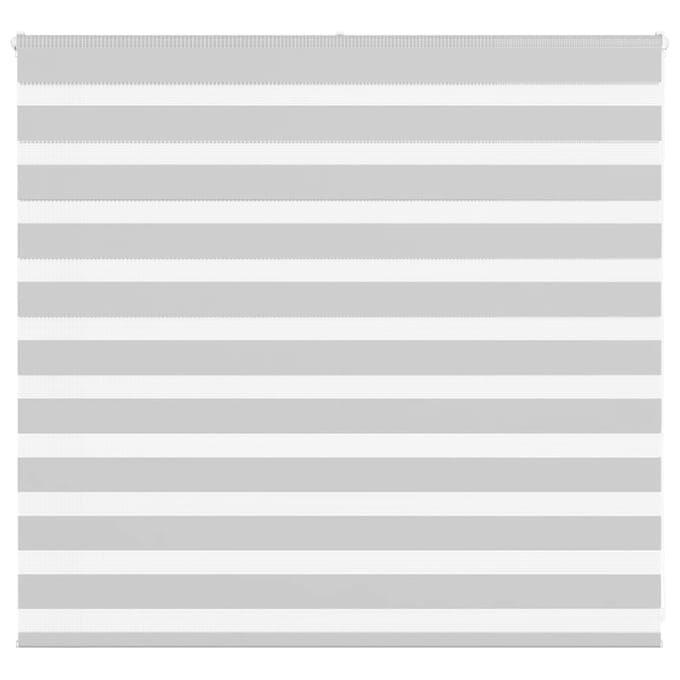 vidaXL - Zebra - rolgordijn - 155x100 - cm - stofbreedte - 150,9 - cm - lichtgrijs