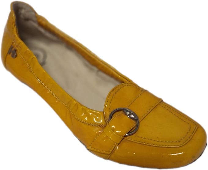 HORNET by Botticelli- LUXE BALLERINA - LEER- YELLOW- 40