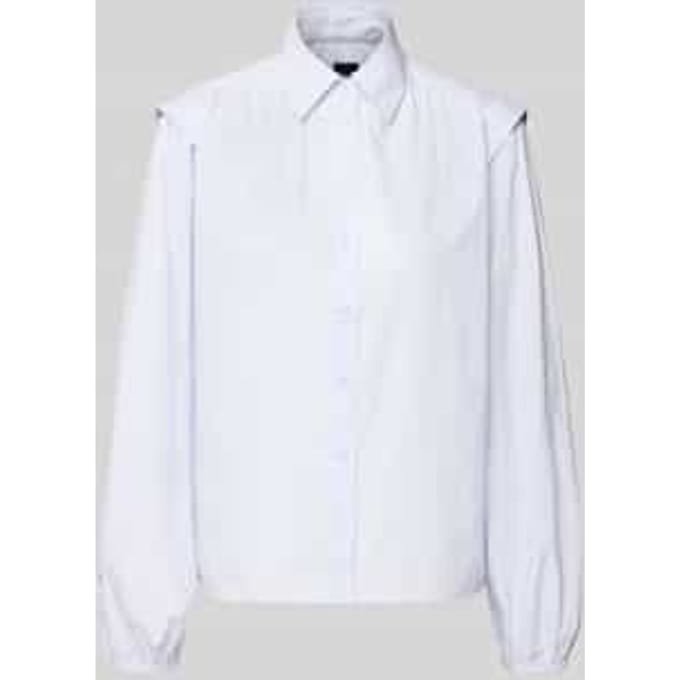 Regular fit blouse met lange mouwen van puur katoen model 'C_BOSALLY'