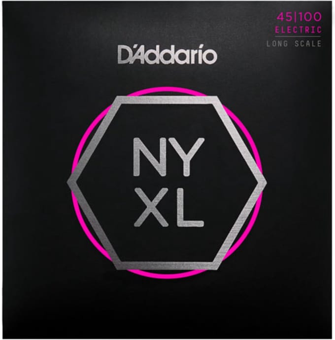 D'Addario NYXL45100 Nickel-Plated Bassnaren (45-100) Regular Light