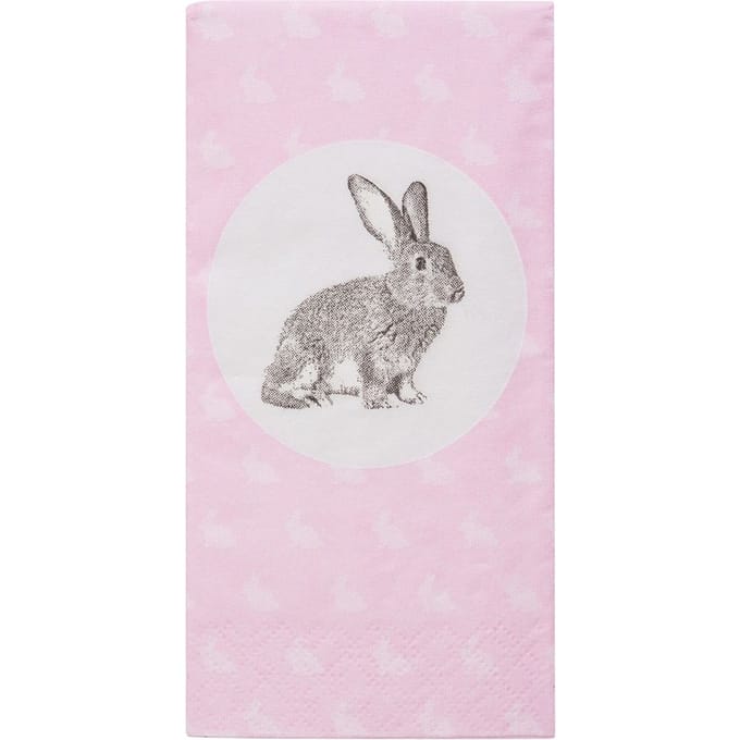Papieren zakdoeken "Portrait of Rabbit"