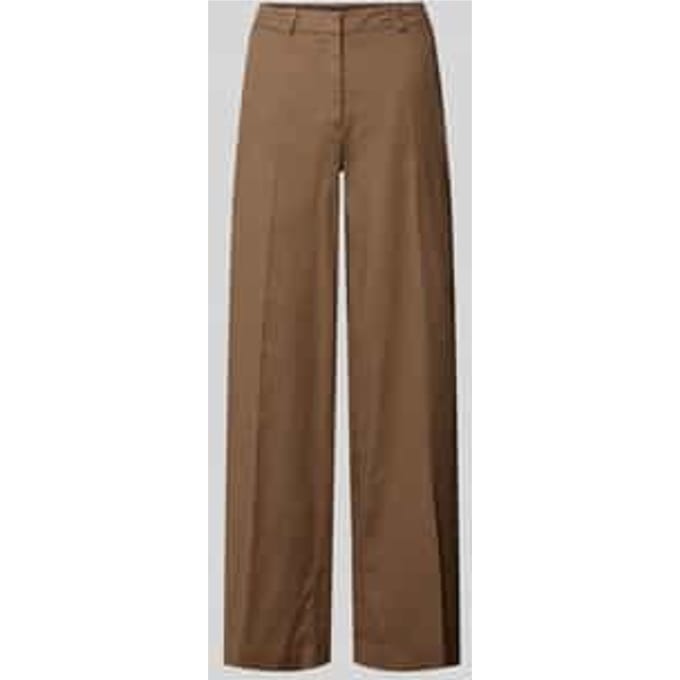 Broek van Linnenmix met Persplooien Model 'MIRA'