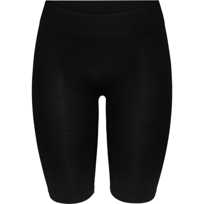 Pieces Dames Short Lange Pijp Zwart - Maat S/M