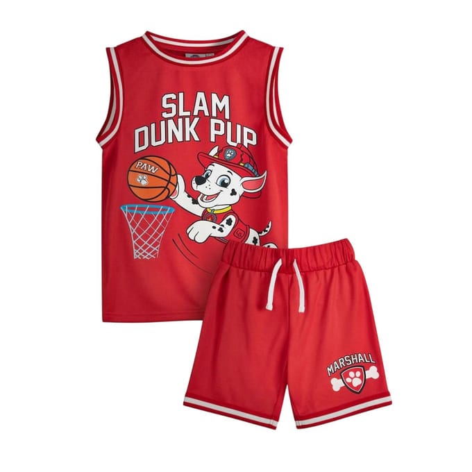 Paw Patrol Jongens Marshall Basketbal Set 6-7 Years rood