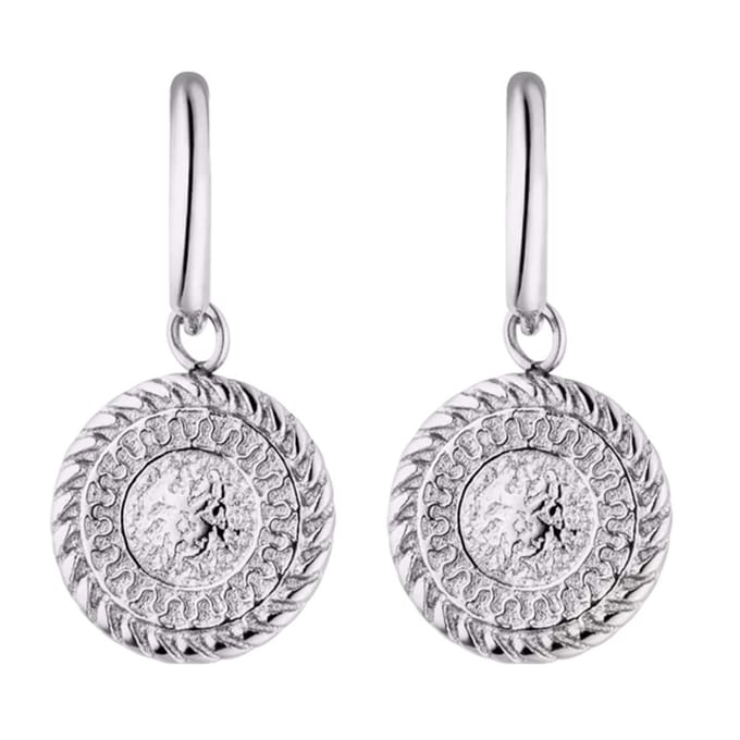 Victorious Dames Oorbellen Zilver – Munt – 2CM