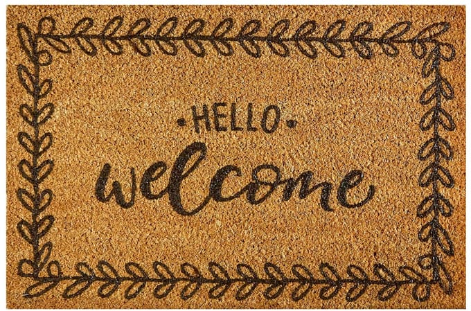 MD Entree - Deurmat - Kokosmat - Finesse - Hello - 40 x 60 cm