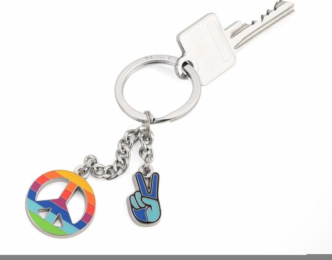 Troika sleutelhanger Peace