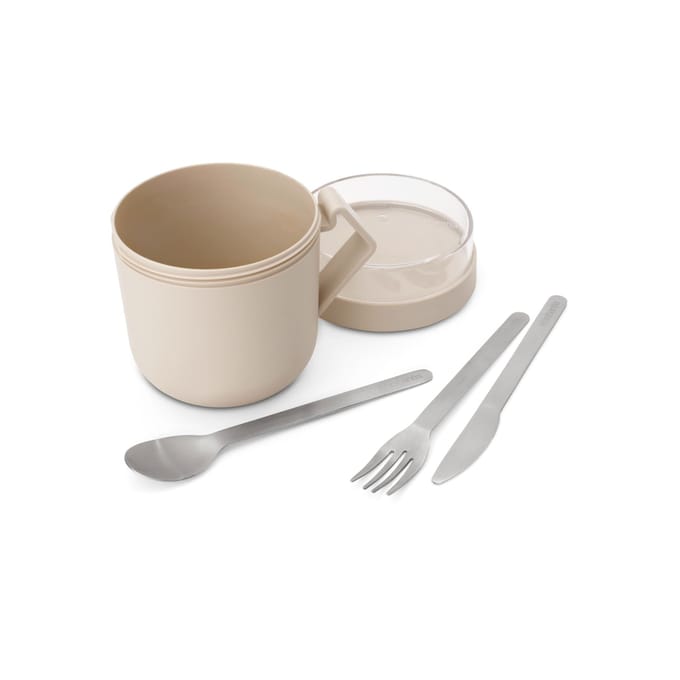 Brabantia Make & Take Soepbeker To Go - 600 ml - Kunststof - Soft Beige
