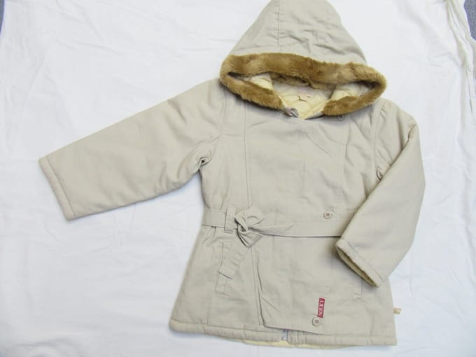 Noukie's - Jas - Meisje - Beige - 6 jaar  116