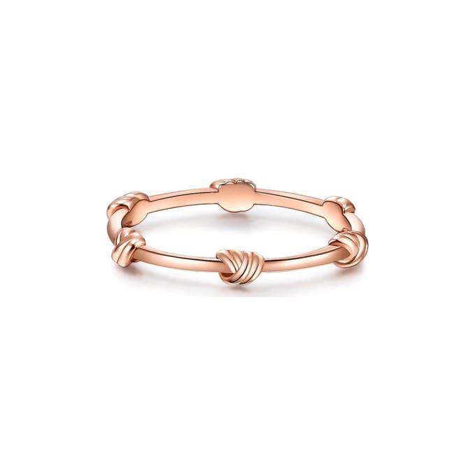 Gems München Dames Dames ring 925 sterling zilver 52 Roségoud 32019739