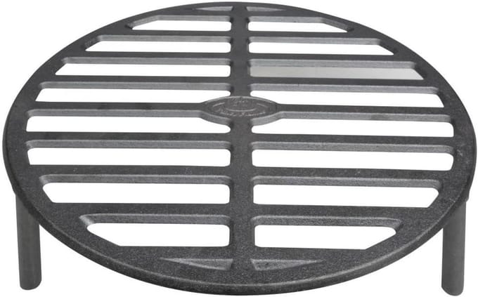Vuurkorf Grill - Buiten Koken - Kampvuur Maaltijden - Compact Ontwerp - 33 cm - Zwart