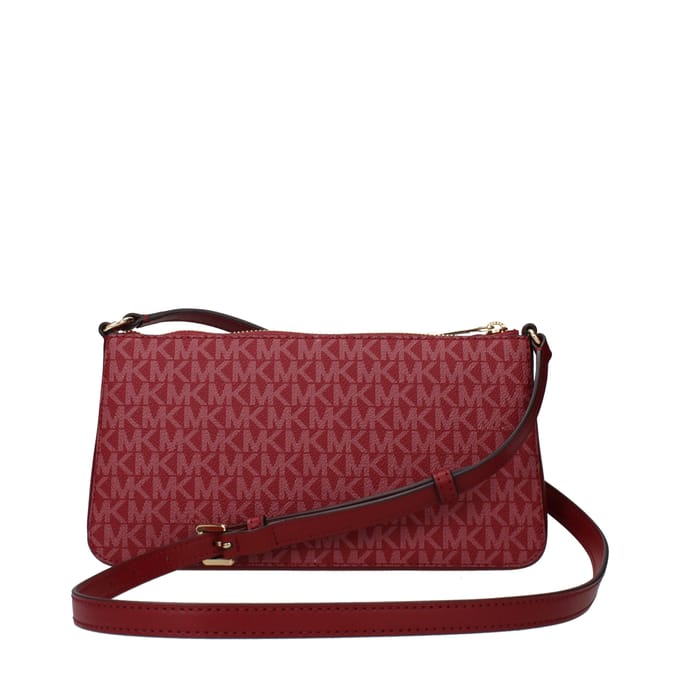 Michael Kors Rode Stoffen Schoudertas