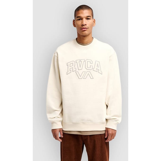 RVCA Emblem Crew Sweater grijs