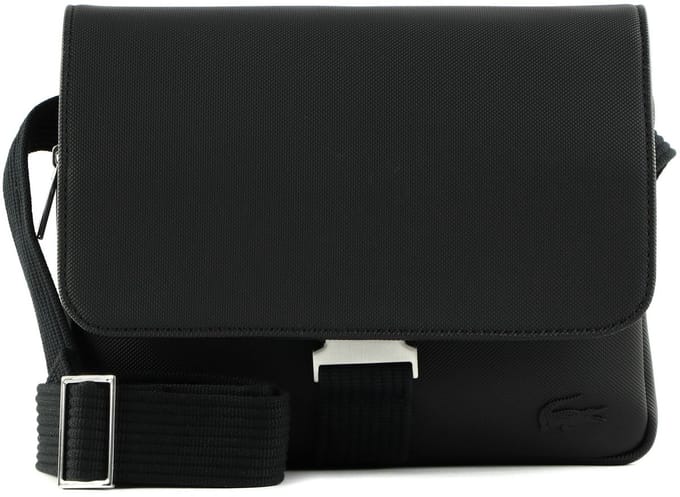 LACOSTE Schoudertas Men's Classic Messenger Bag Noir Zwart