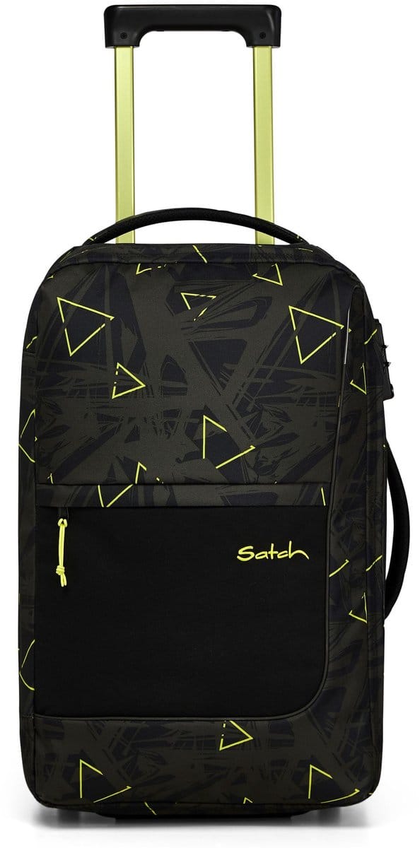 satch Trolley Flow Geo Storm Donkergroen 56cm