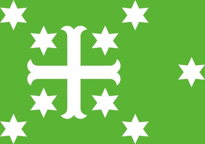 Vlag Estinnes 100x150cm