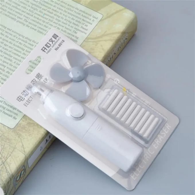 Nivard Elektrische Gum - Doezelaar - Electrische - Electric Eraser - Wit