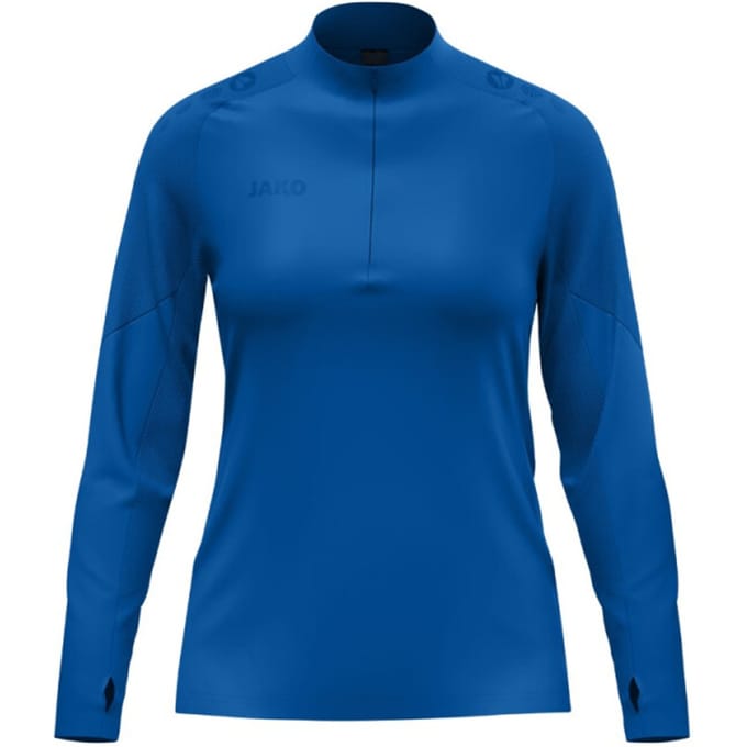 Jako Light Flow Ziptop Dames - Royal | Maat: M