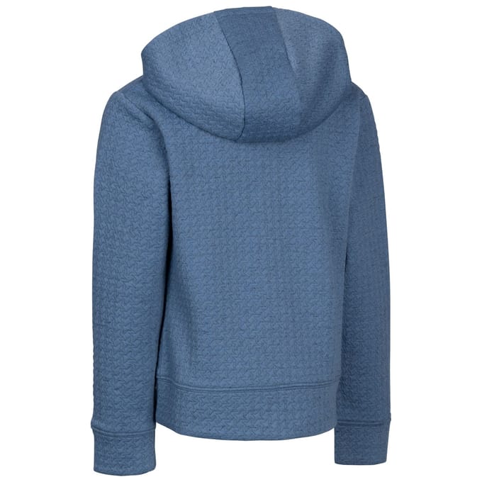 Trespass Meisjes Winnie Full Zip Hoodie (Denim Blauw)