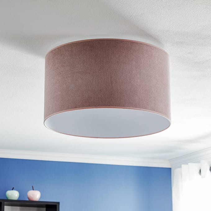 Duolla Plafondlamp Pastel Roller Ø 45 cm roze