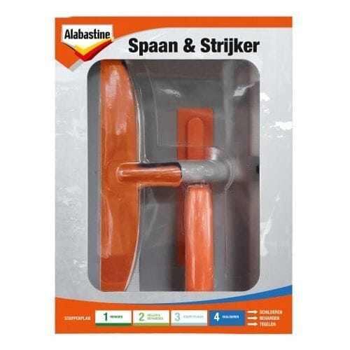Alabastine spaan & strijker - Gipsspatel set - 25 cm