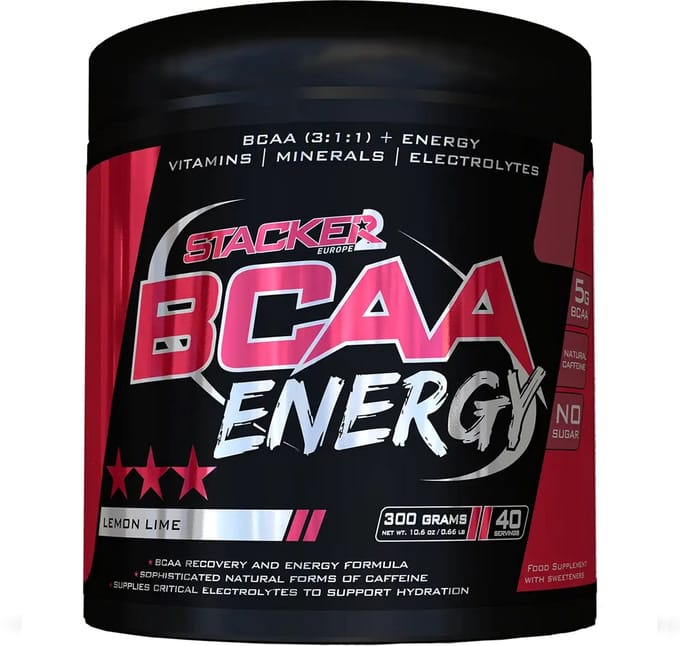 Stacker 2 BCAA Energy - 300 gram - 40 serving (Beschikbaar in verschillende smaken)