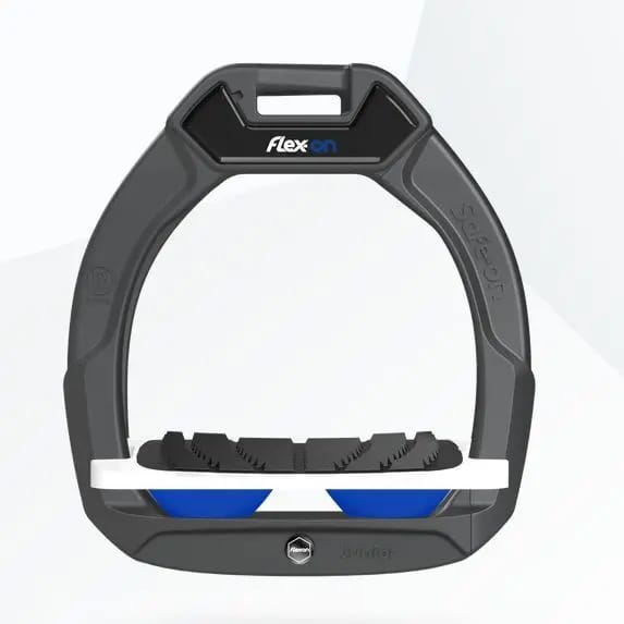 Veiligheidsstijgbeugels kind Incliné Grip Antraciet/Wit/Blauw Flex-On Safe-On