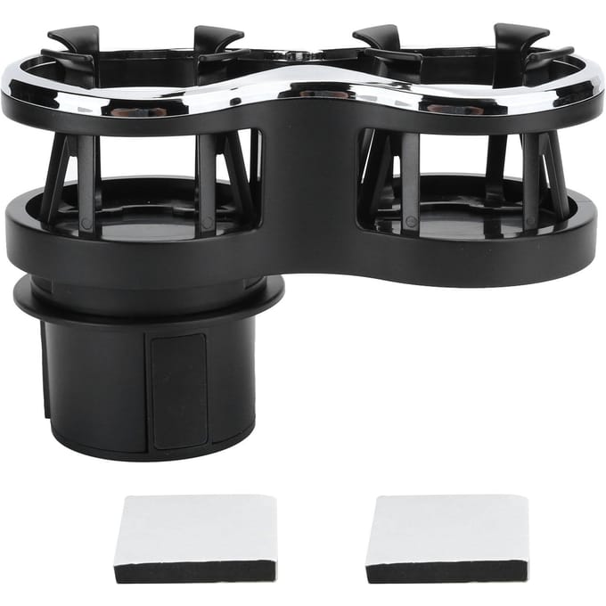 Multifunctionele Auto Bekerhouder 2 in 1 Auto Drankhouder Expander Adapter voor 17oz -20oz Frisdrankblikje black