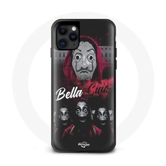 Coque - La casa de Papel - Iphone 12 Pro Max - Noir - Souple - Design inspiré de la série