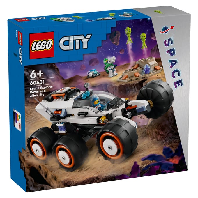 LEGO 60431 City Ruimteverkenner en buitenaards leven Ruimte Speelgoed met Alien en Astronaut
